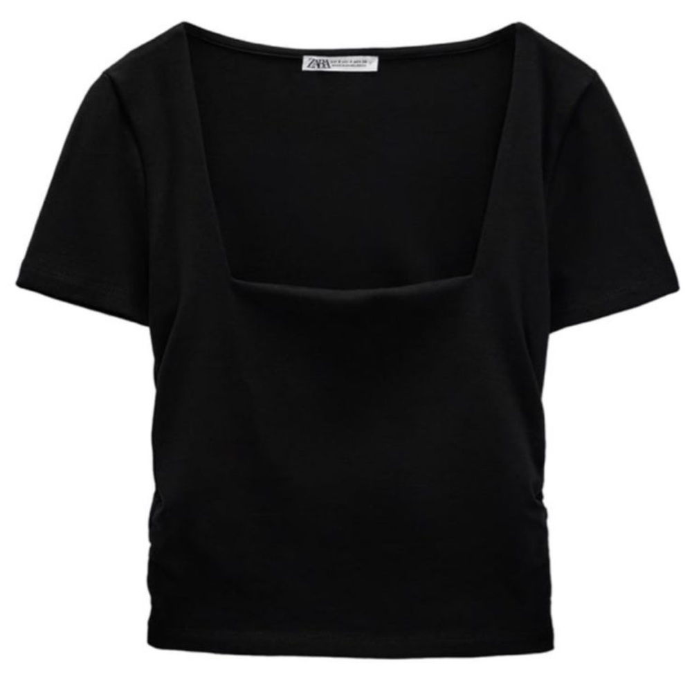 Zara cropped tee